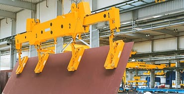 1 رفع المغناطيس الكهربائي للدوران والتعليق الجانبي