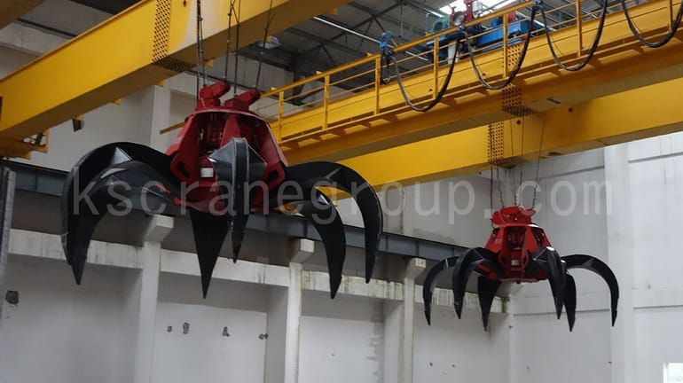 garbage grab crane