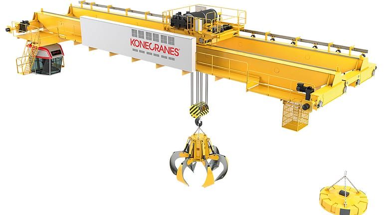 garbage grab crane