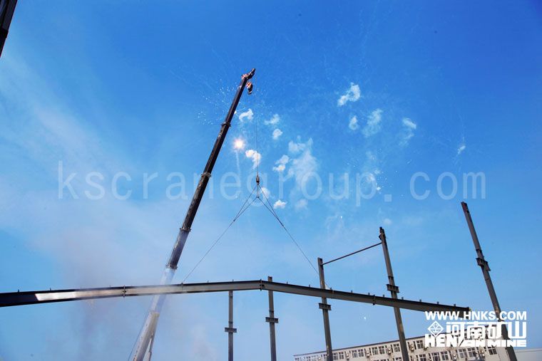 Europe type double beam line workshop construction in full swing 1