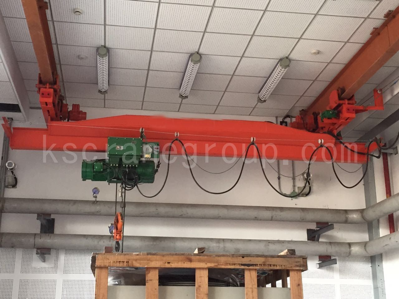 LXB explosion proof single girder underslung crane