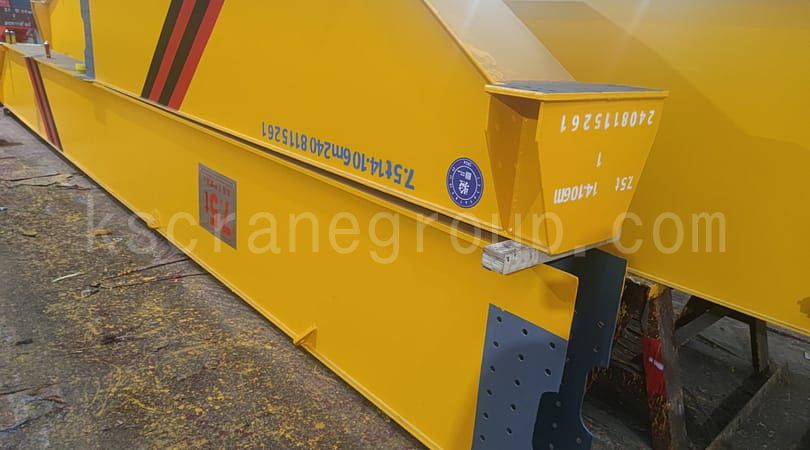 Anpassad 7,5 ton HD-typ traverskran för Sri Lanka Designad för tuffa marina förhållanden3 skalad