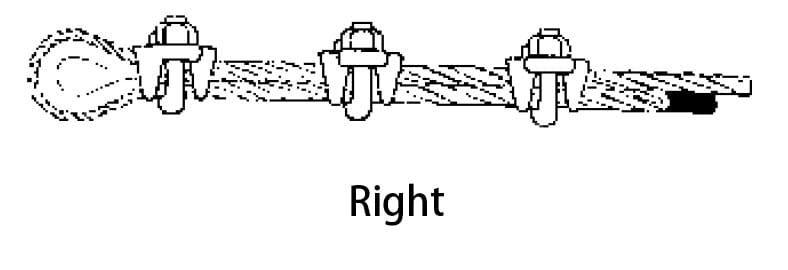 17Correct use of wire rope snaps