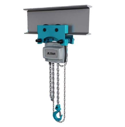 0.5T 20T Integrated manual chain hoist with trolley1