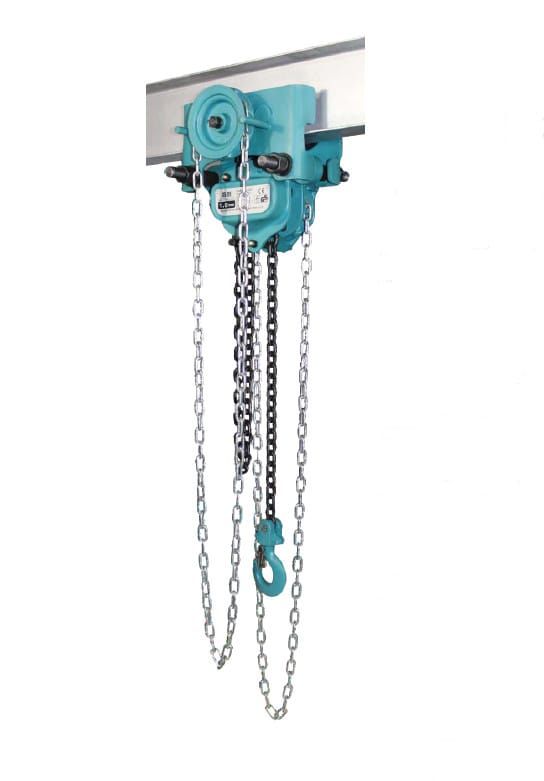 1T 100T Integrated manual chain hoist with trolley2
