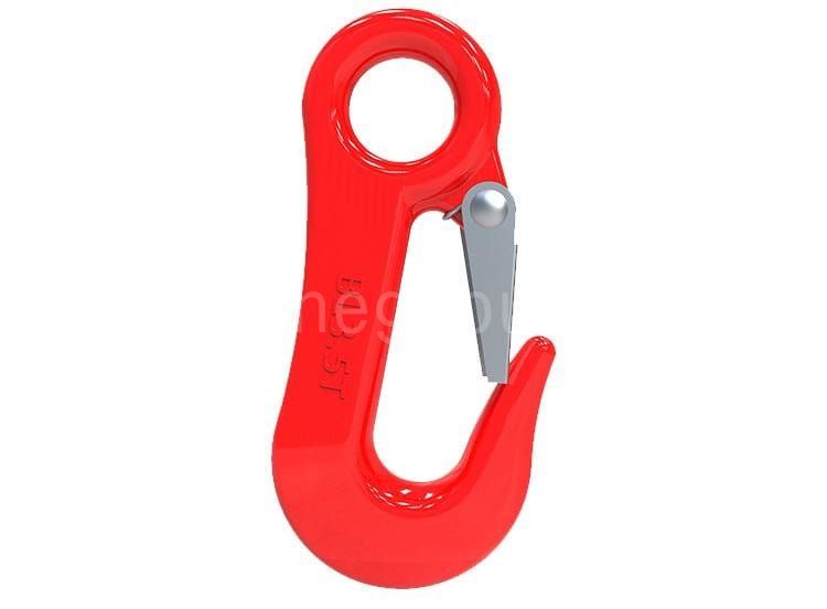 23Forged eye hooks with safety latch