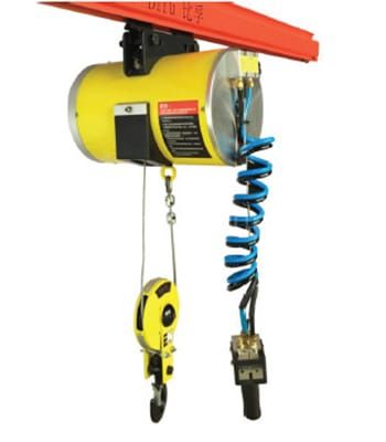4Wire Rope Air Pneumatic Hoist with Sheave Block1