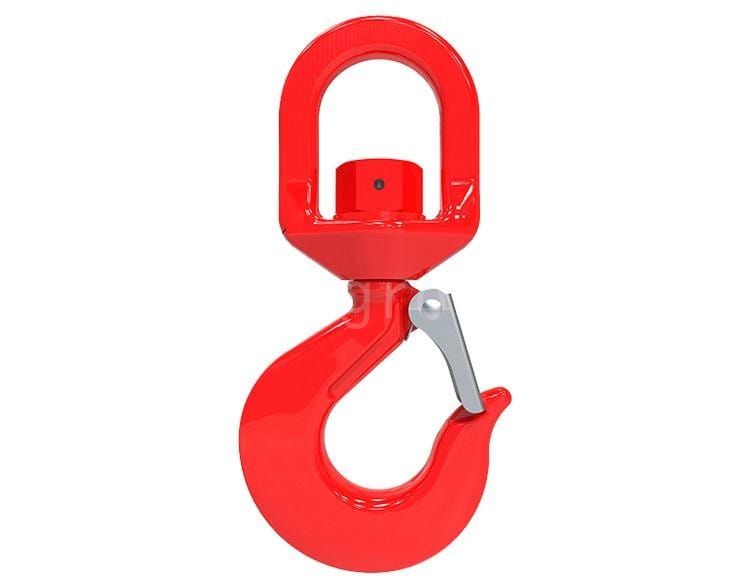 56Grade 80 forged swivel hoist hooks with safety latch
