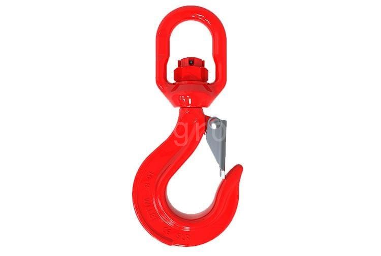 57Grade 80 swivel rigging hooks with safety latch