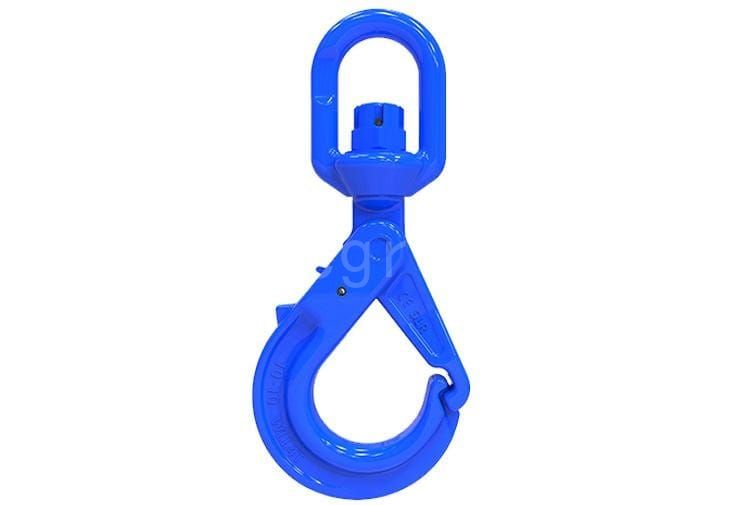 66Grade 100 self locking engine hoist swivel hooks