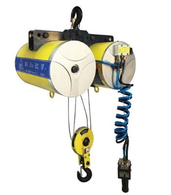 6Parallel Wire Rope Air Pneumatic Hoist with Sheave Block1 1