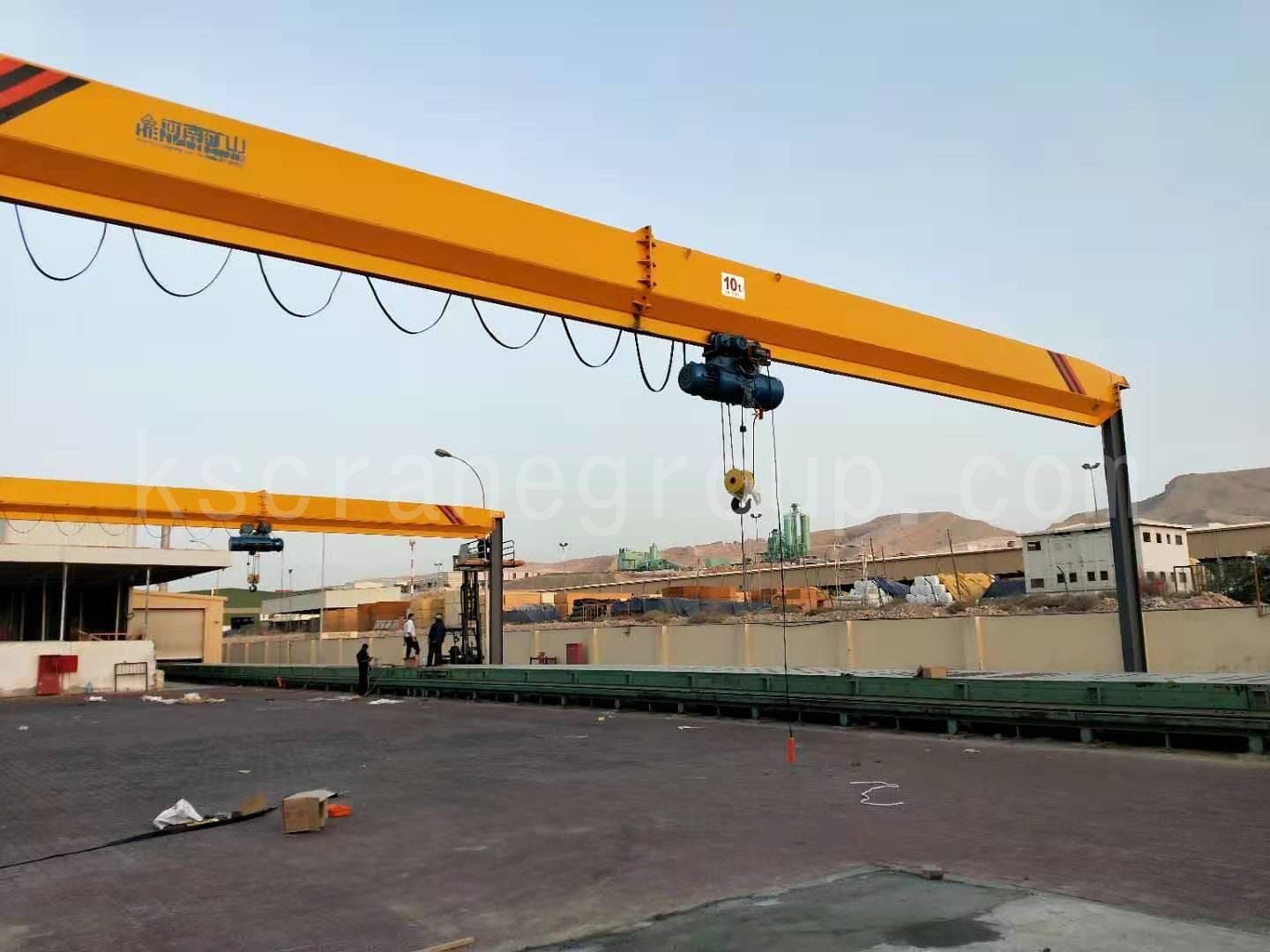 Installation of Fixed Single Girder Bridge Crane in Rahaoman