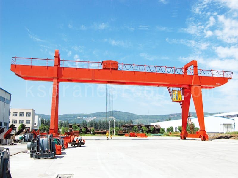 1A Type Double Girder Gantry Crane with Trolley Hoist