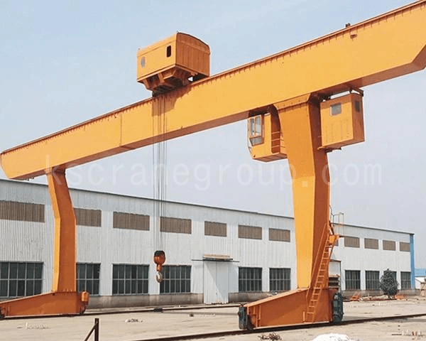 3 L Type Single Girder Gantry Crane with Trolley Hoist