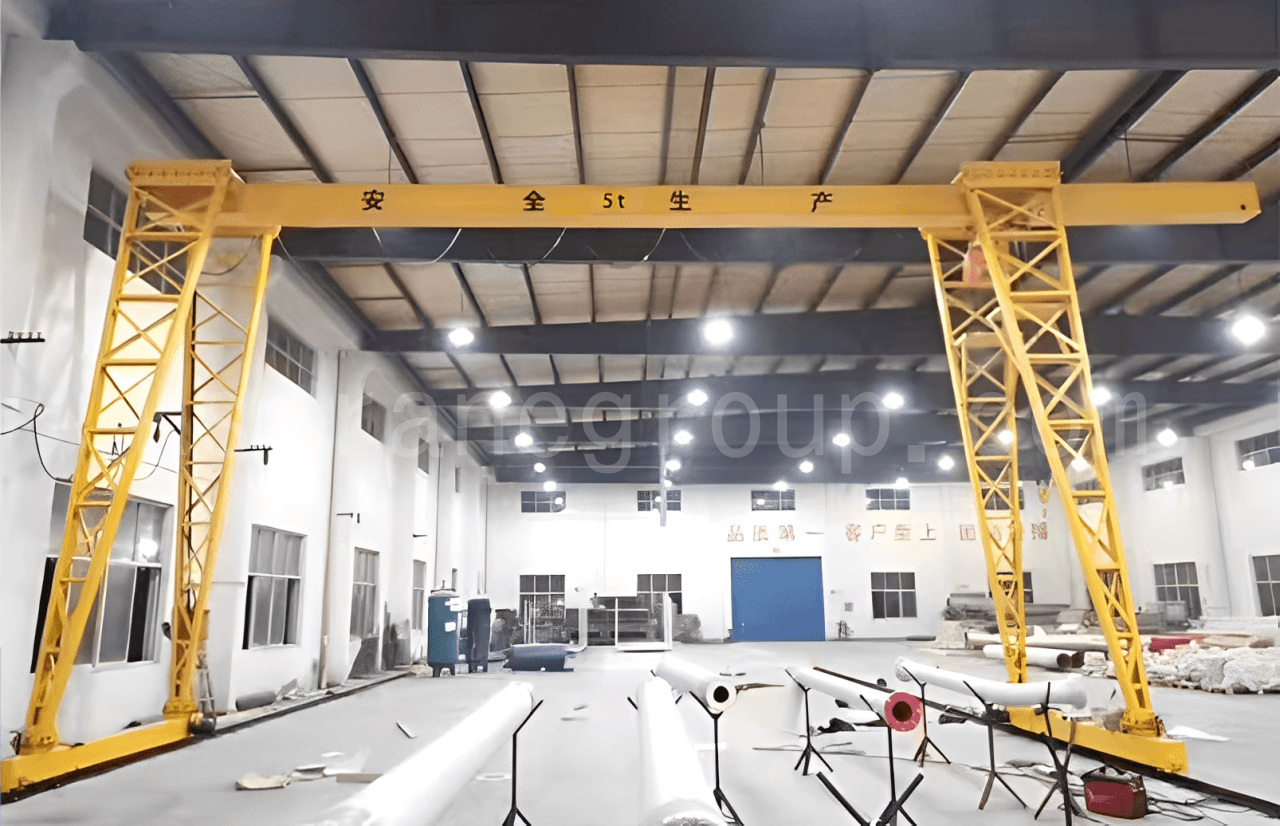 5 Ton Gantry Crane Boosts Manufacturing Workshop Efficiency