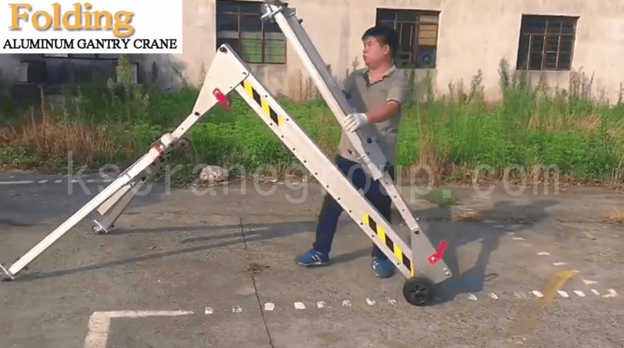 2.Remove the Bolts and Fold the Outriggers