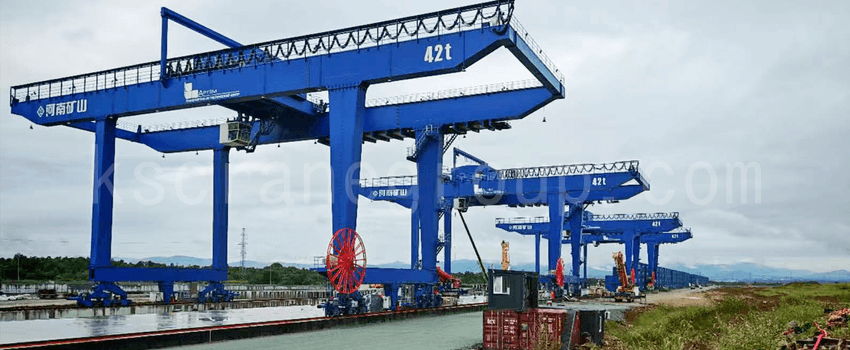 Ledende driftseffektiv automatisert containerportalkran