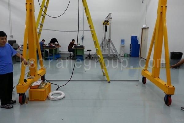 Portable Gantry Cranes to Hong Kong Customer