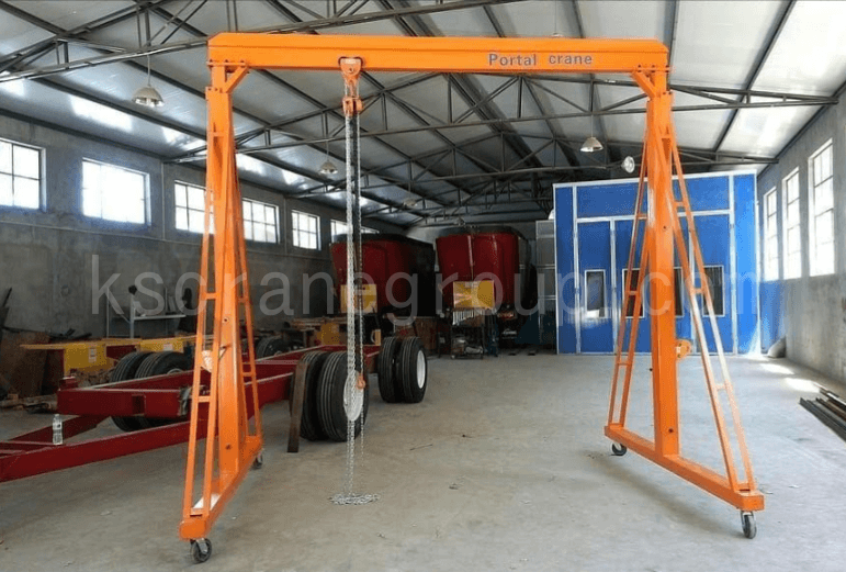 5.3Manual Portable Gantry Cranes for Manufacturing Plants