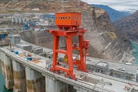 상부 스필웨이 게이트 갠트리 크레인