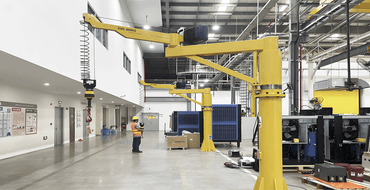 banner articulating jib arm