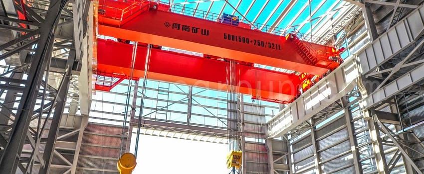 500t Dual Trolley Double Girder Crane Powers World Class Offshore Wind Power Project
