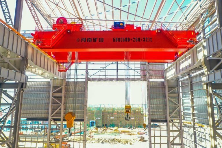 500t Dual Trolley Double Girder Crane Powers World Class Offshore Wind Power Project1