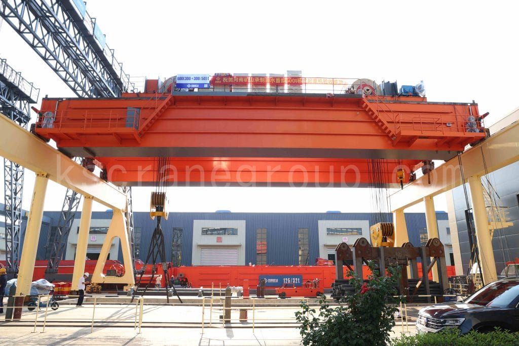 600t Overhead Crane Empowers New Energy Project Construction 1