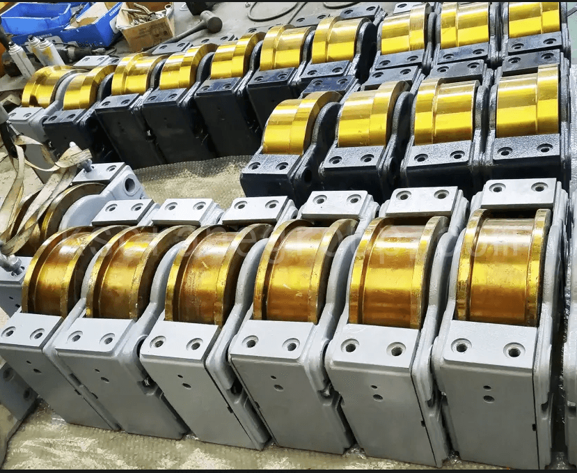 Зборка колаў крана