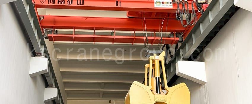 Intelligent Grab Bucket Overhead Crane for Waste to Energy Project