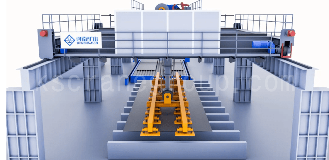KUANGSHAN CRANE Fully Automated Steel Plate Cutting Solution Crane2