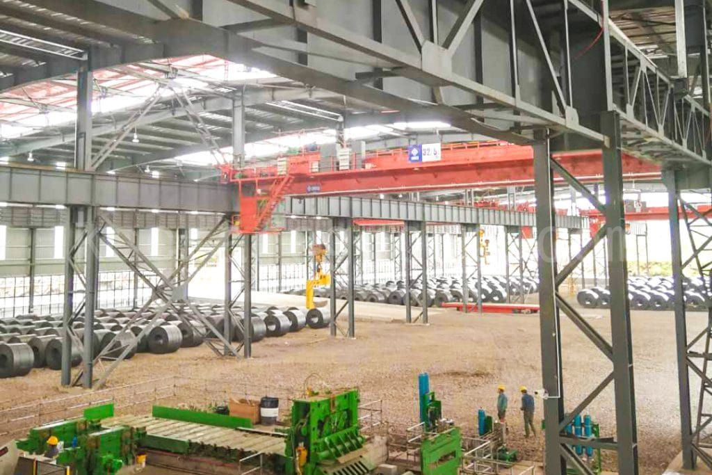 KUANGSHAN CRANE Supports Panhua Group 4.5 Million Ton Intelligent Hot Rolled Steel Project Successfully Put Into Operation6