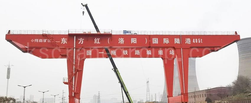 Rail Mounted Container Gantry Crane Delivered to Dongfanghong Luoyang Inland Port1