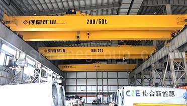 double girder overhead Cranes Support Wind Power Manufacturing1