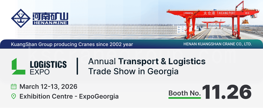 Kuangshan Crane will Be Exhibiting at the 2026 Georgia International Transport Logistics Trade Show 