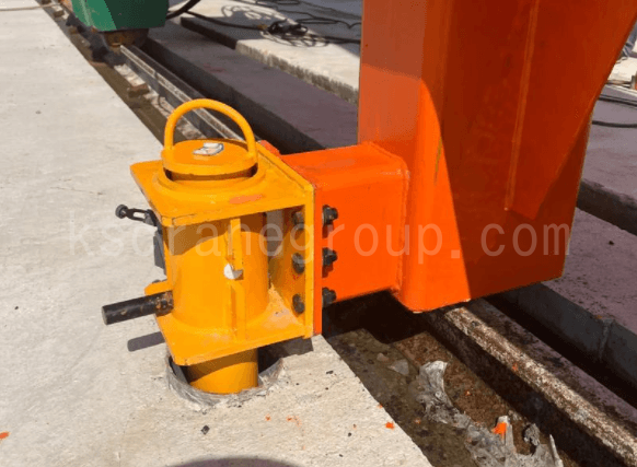 2龙门起重机防风装置配件：地锚装置