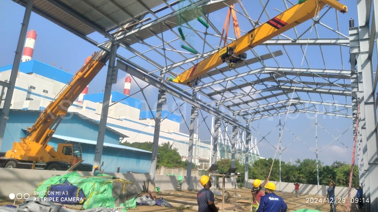 Gru a ponte da 7,5 tonnellate per l'installazione nella centrale elettrica dello Sri Lanka2
