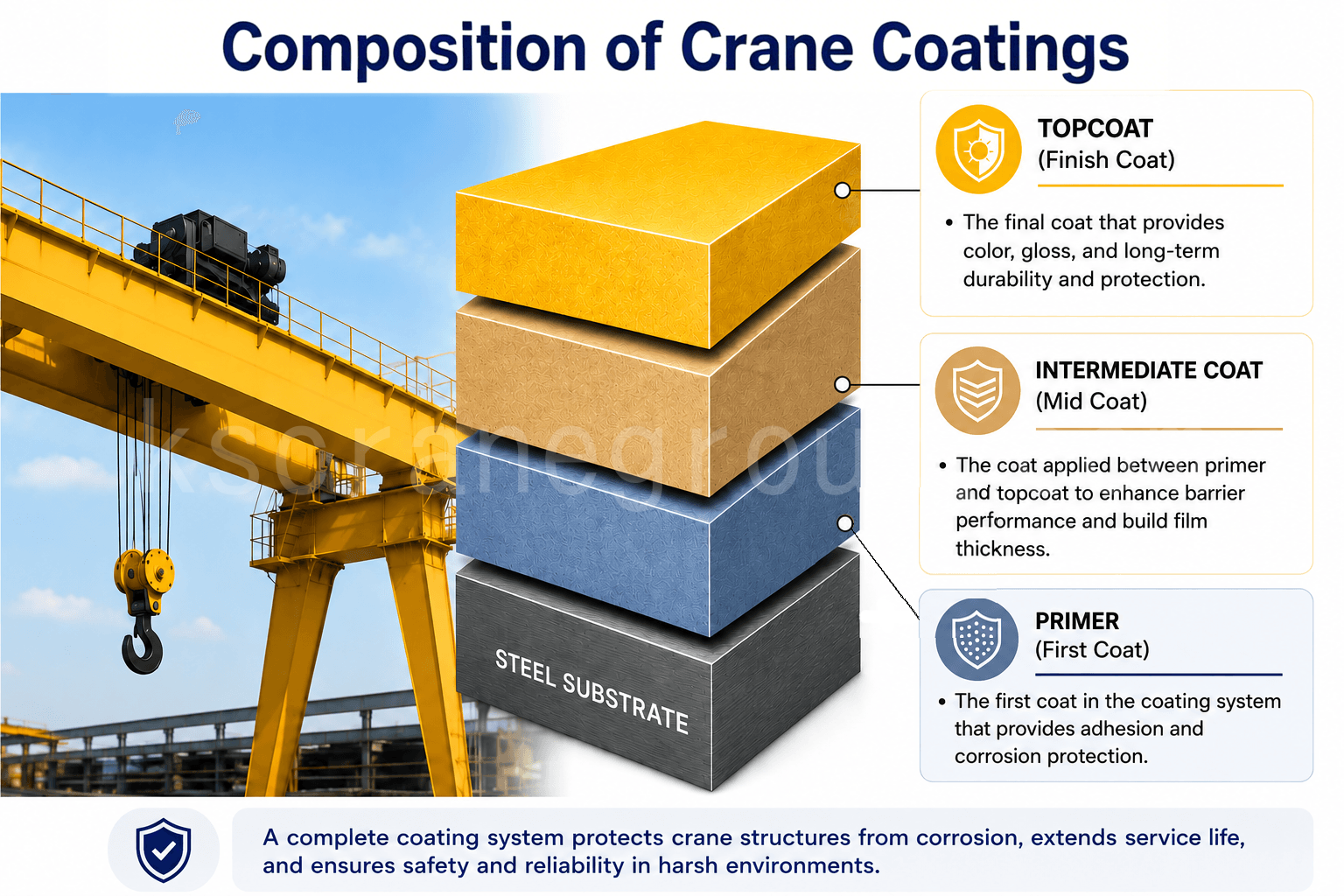 Composition of Overhead and Gantry Crane Coatings 1