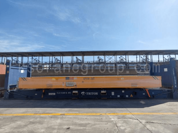 kuangshancraneShips 30 Ton Trackless Transfer Cart for Heavy Duty Material Handling 1