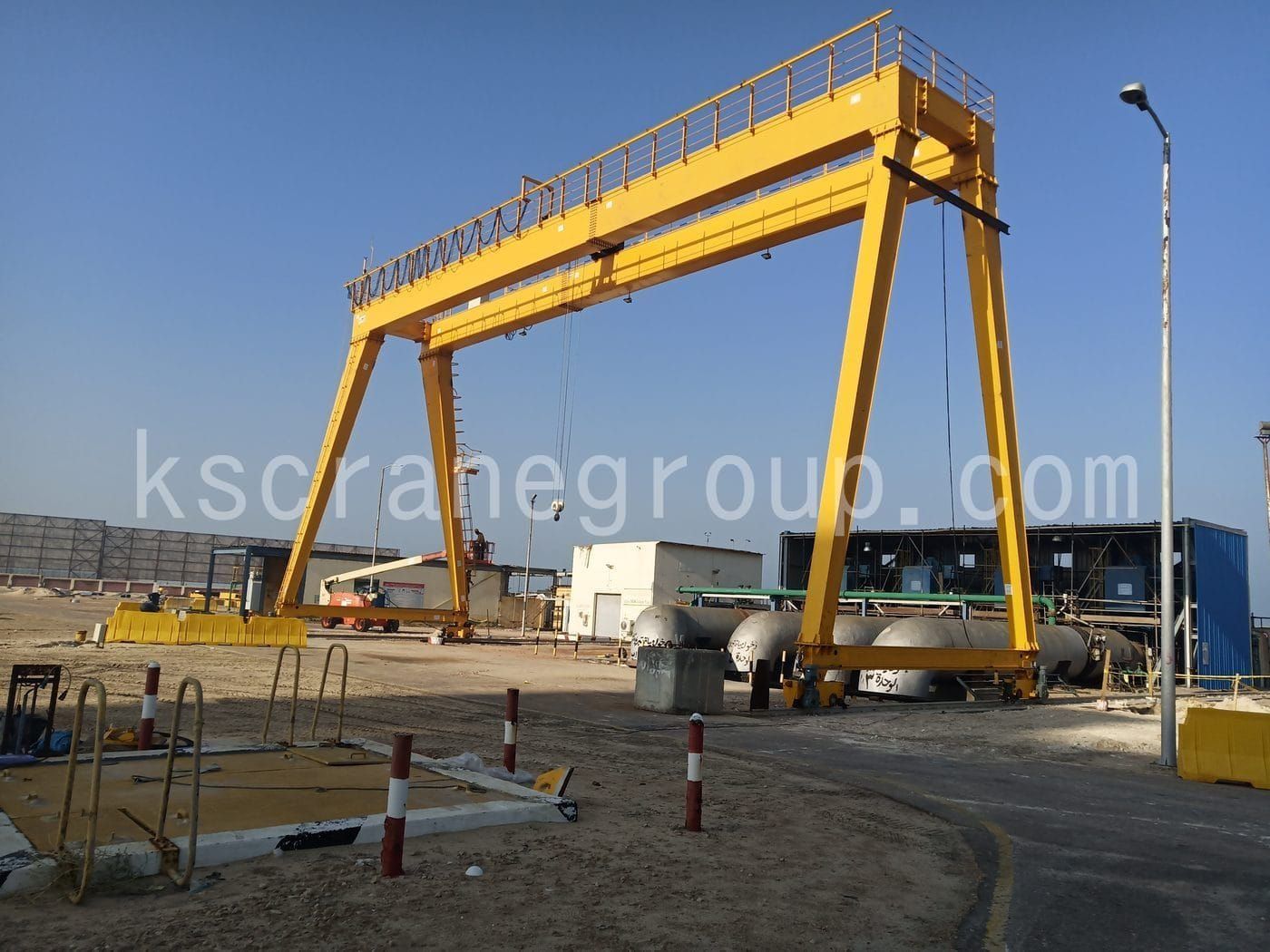 Gantry crane project demonstrating complete crane knowledge