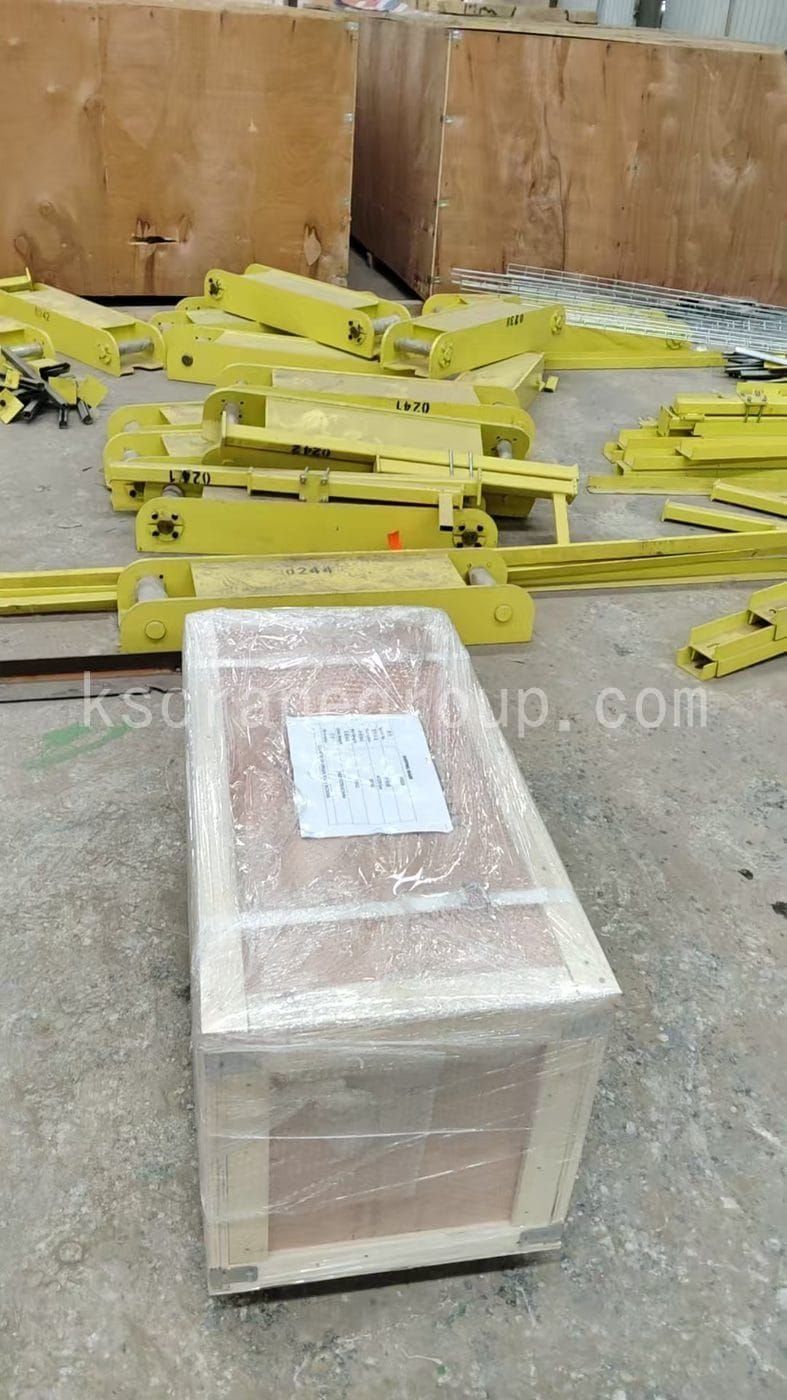 Winch trolley equipment ready for shipping to Tajikistan