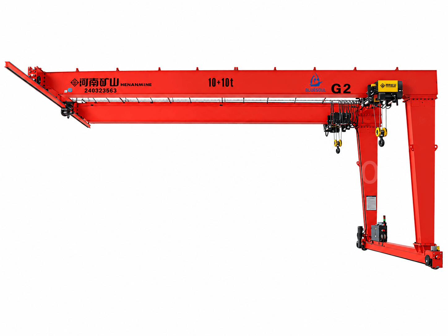 KSMB Single Girder Semi Gantry Crane