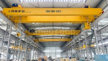 100 ton heavy duty industrial double girder cranes for national coal mining research1