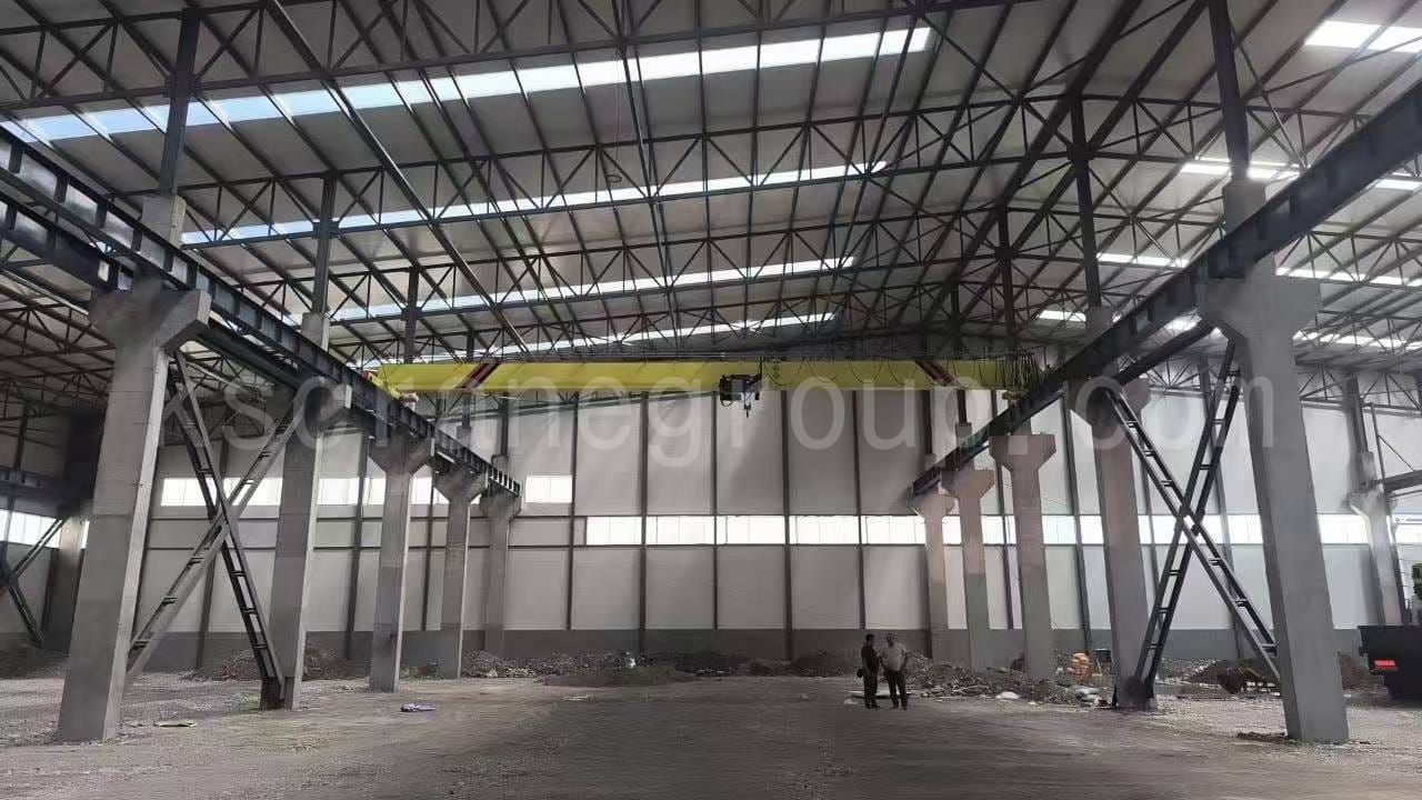 5t ldc overhead crane installation uzbekistan