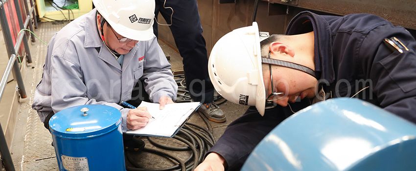 Anhui Bao magnesium project cranes through the expert A inspection2 1