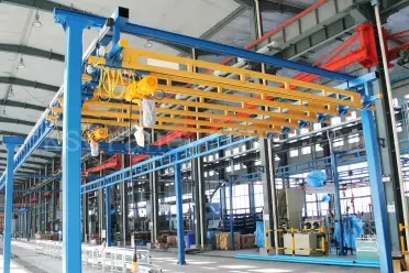 Freestanding workstation bridge cranes.webp