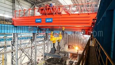 Succeed installation for 360t casting crane1